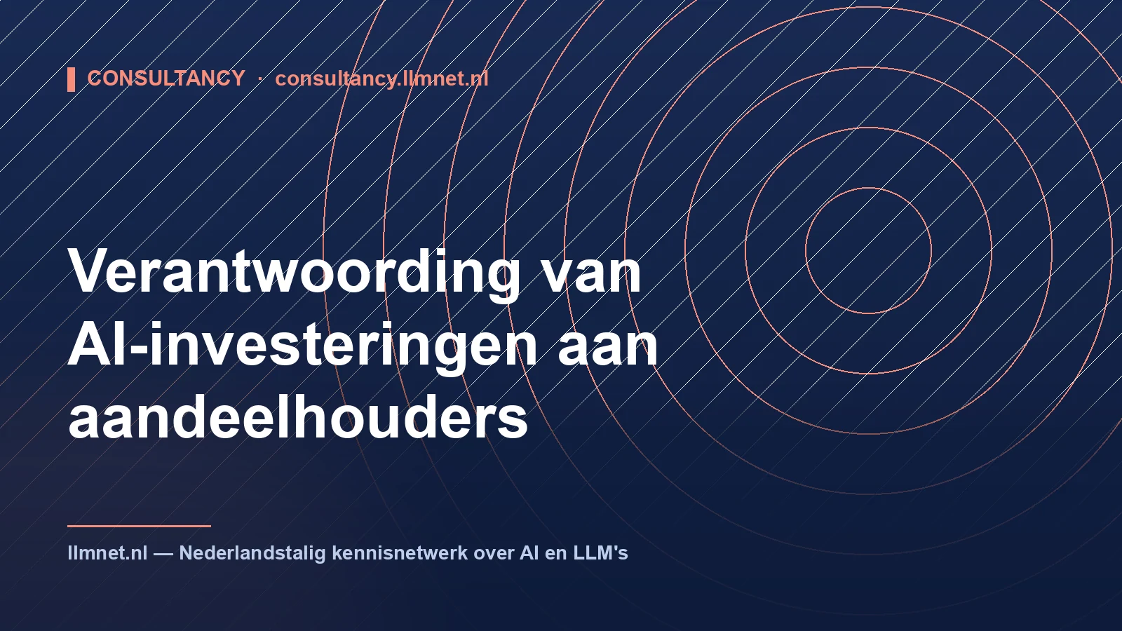 Verantwoording van AI-investeringen aan aandeelhouders